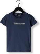 SEVENONESEVEN T-shirt Short Sleeves Polo's & T-shirts Jongens - Polo shirt - Blauw - Maat 98/104