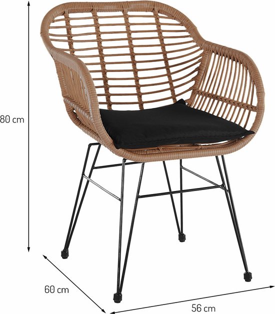 Klaptafel 60 cm vierkant teak - AVH Outdoor Tuinmeubelen