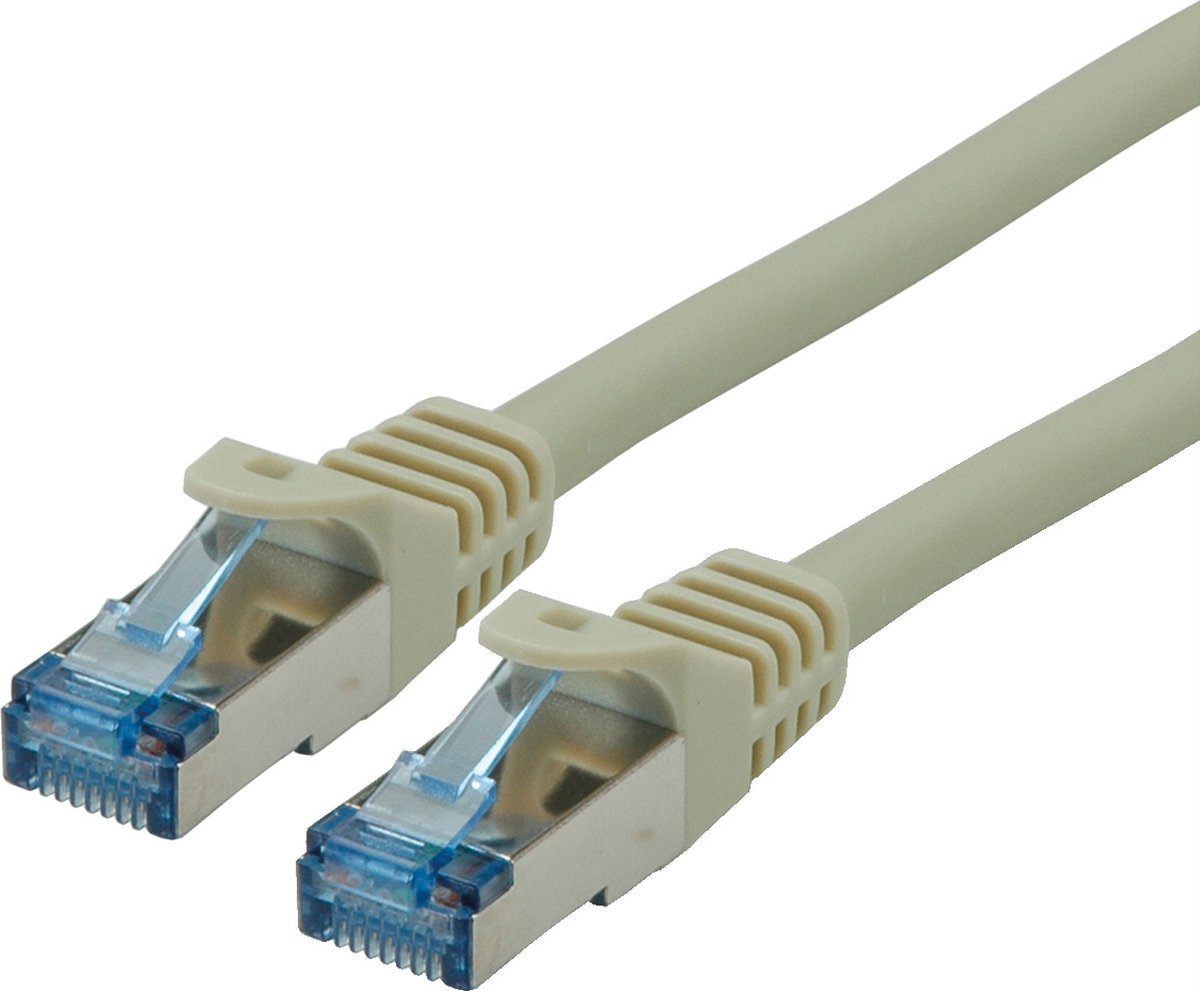 ROLINE Patchkabel Cat.6A S/FTP (PiMF), Component Level, LSOH, grijs, 7,5 m