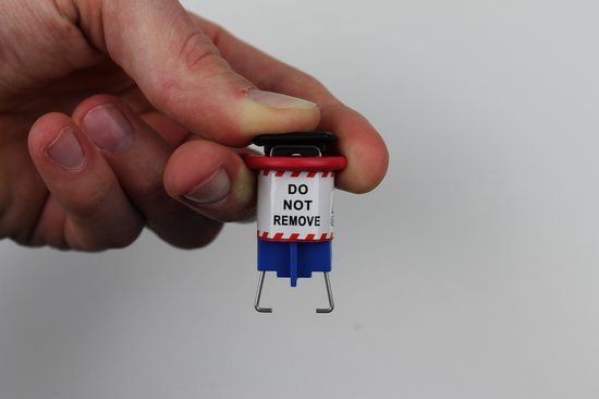 Stroomonderbreker lockout apparaat, 6Pcs zaagtand ontwerp grip stijl