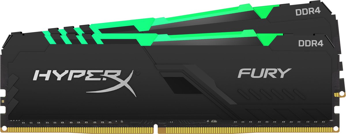 RAM HyperX Fury DDR4 3200 16GB (8GB×2) Kingston HyperX FURY DDR4 3200MHz - 16 GB (2 x 8 GB