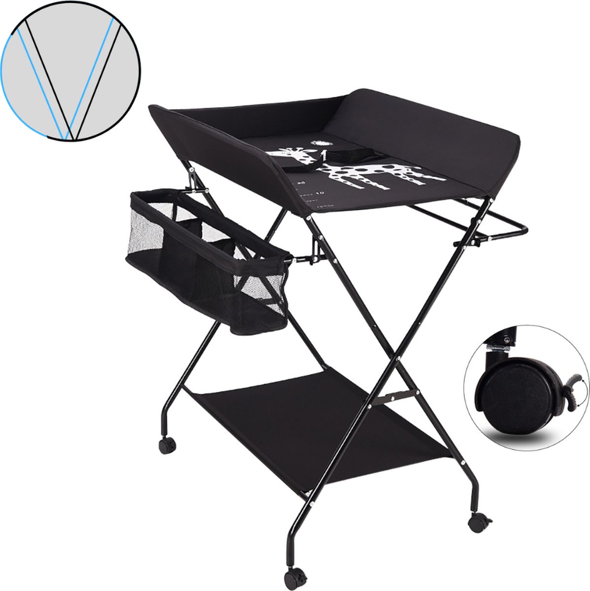 Commode Baby Inklapbaar Verschoontafel Met