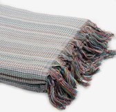 Rainbow Sprei - Grijs- 200cm x 250cm - 100% Katoen - Deken - Sprei - Throw Blanket