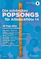 Schott Music Die schönsten Popsongs 14 - Bladmuziek voor blokfluit