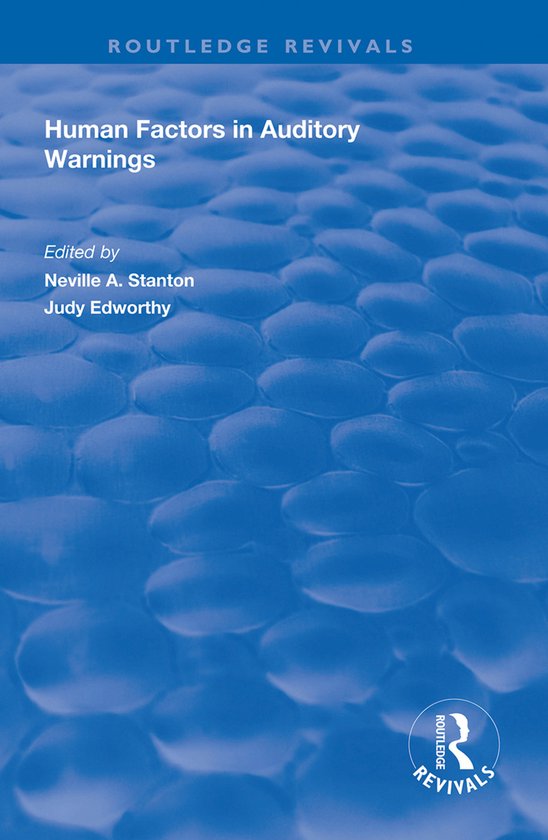 Routledge Revivals- Human Factors in Auditory Warnings - cover