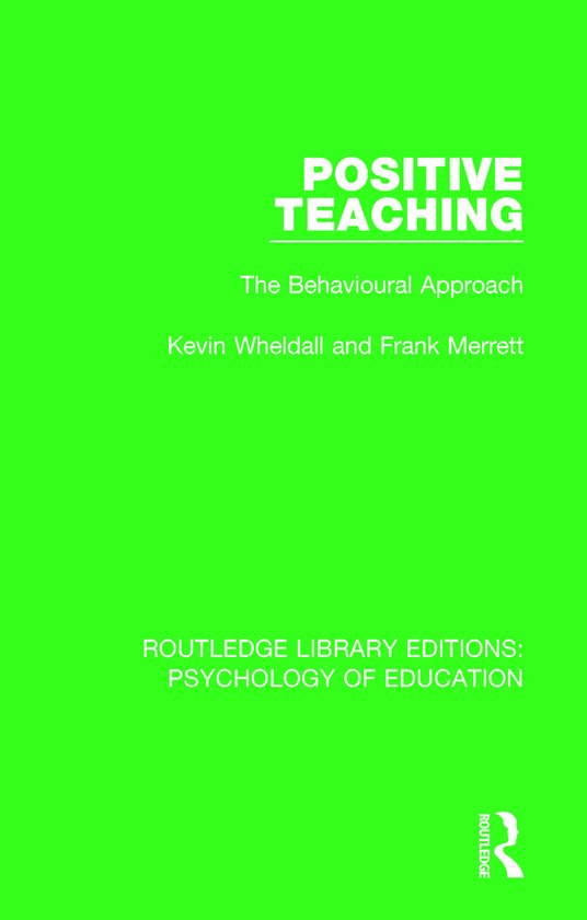 Routledge Library Editions: Psychology of Education- Positiv ... - cover