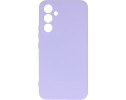 Camera bescherming Siliconen back cover hoesje met zachte microvezelvoering - Geschikt voor Samsung Galaxy A34/A34 5G - Lila
