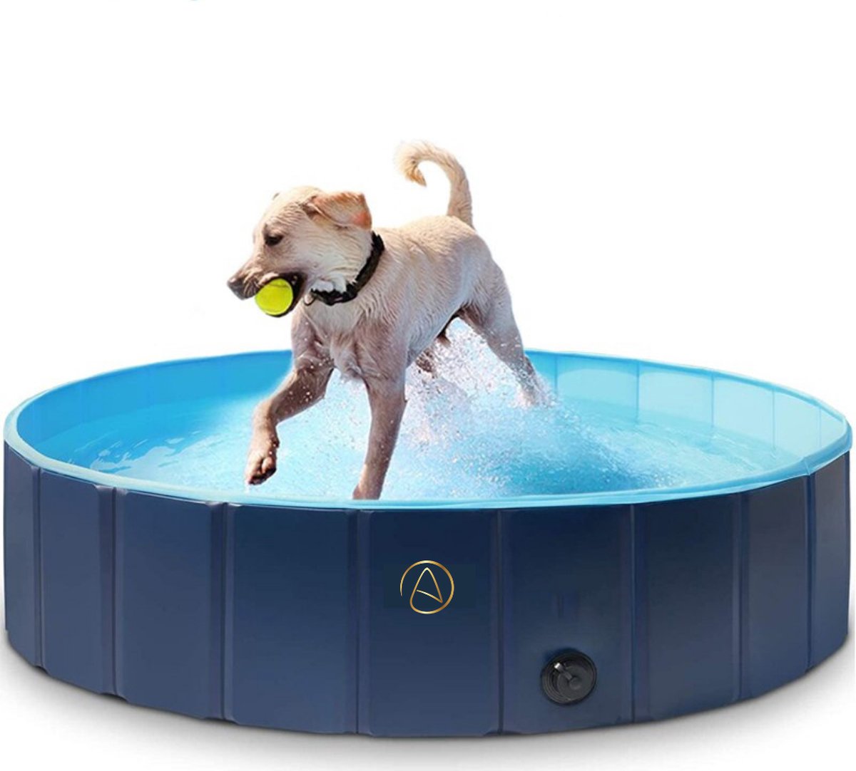 Arvona Hondenzwembad - Hondenbad - Opvouwbaar - Kinderzwembad - 120×30 CM - Blauw