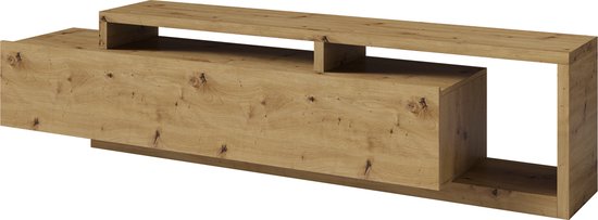 Furniture Square - Meuble TV TRON - Chêne - 219 cm - Meuble TV de Luxe