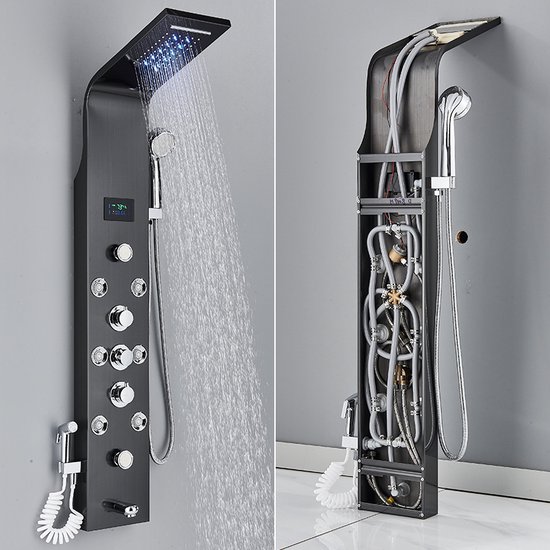 Douchepaneel Douchepaneel met Massage Regendouche Massage Jets