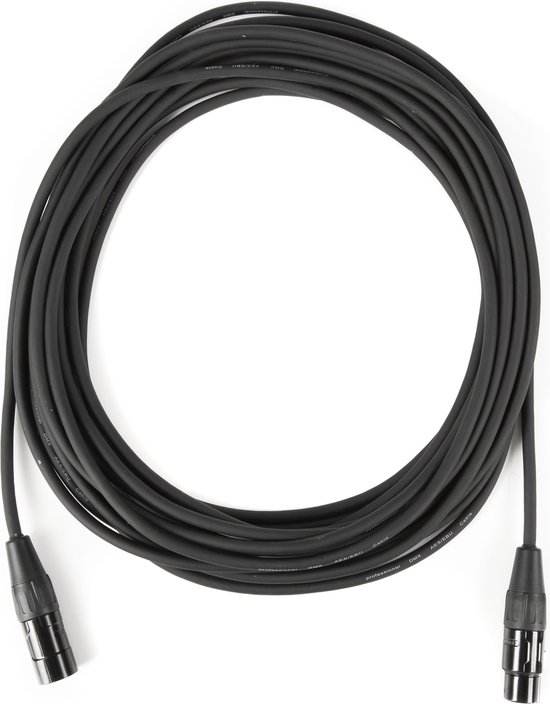Lightmaxx Ultra Series 3 Pin Dmx Cable 10m Black Dmx Kabel 