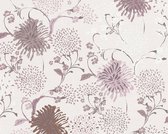 BLOEMEN EN PLANTEN BEHANG | Botanisch - wit lila roze crème - A.S. Création House of Turnowsky