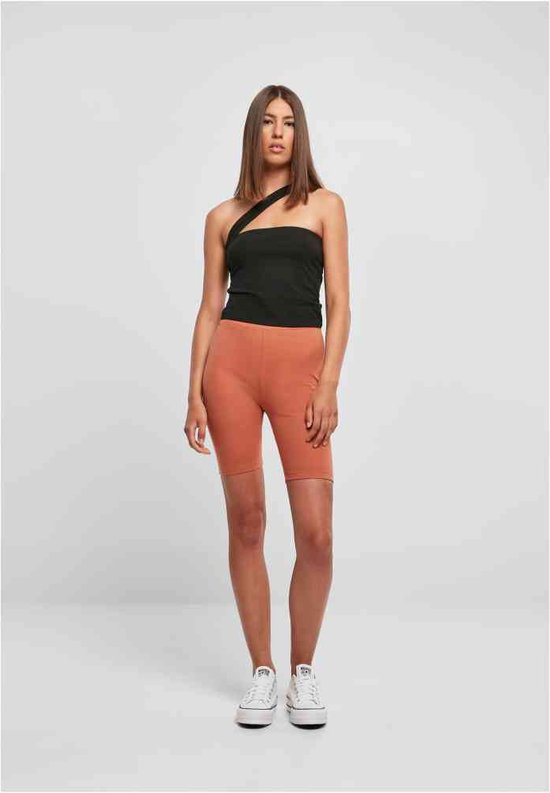 Urban Classics - Pantalon de cyclisme court taille haute - 4XL - Oranje