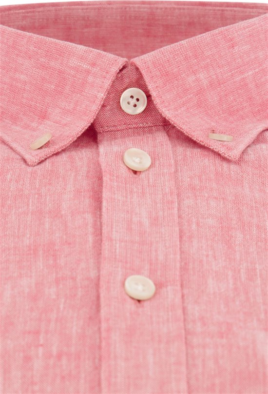 John Miller business overhemd roze