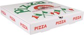 Pizzadoos, Americano, Golfkarton, 32x32x3cm, wit