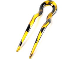 Haarpin lichtbruin - lengte 13 cm / breedte 4 cm