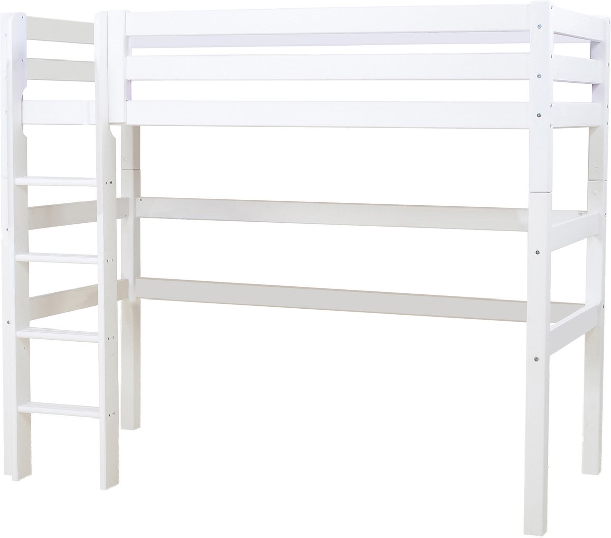 Hoppekids ECO Luxury hoogslaper 90x200cm, wit