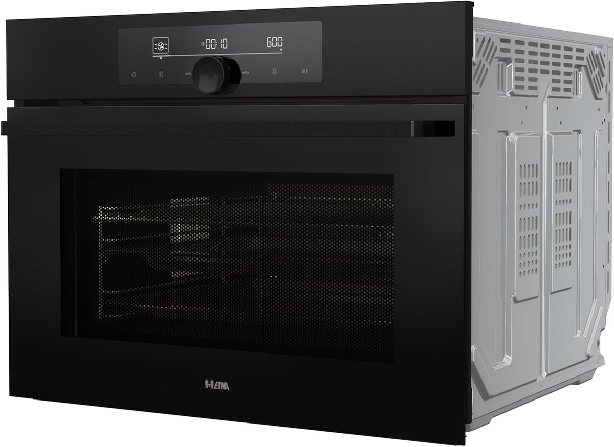 ETNA CM914MZ - Oven met magnetronfunctie - Turbo-hetelucht - XL Inhoud 50 l - Inverter 1000W - Matzwart - AirCrisp - Hydrolyse reiniging - 12 ovenfuncties – foto 5