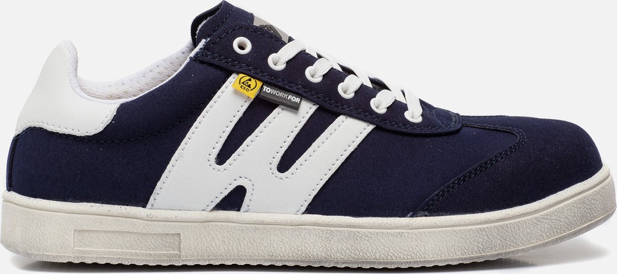 ToWorkFor Lage Sneaker Half Pipe 35801 8A11 S3 ESD Blauw - blauw - 45