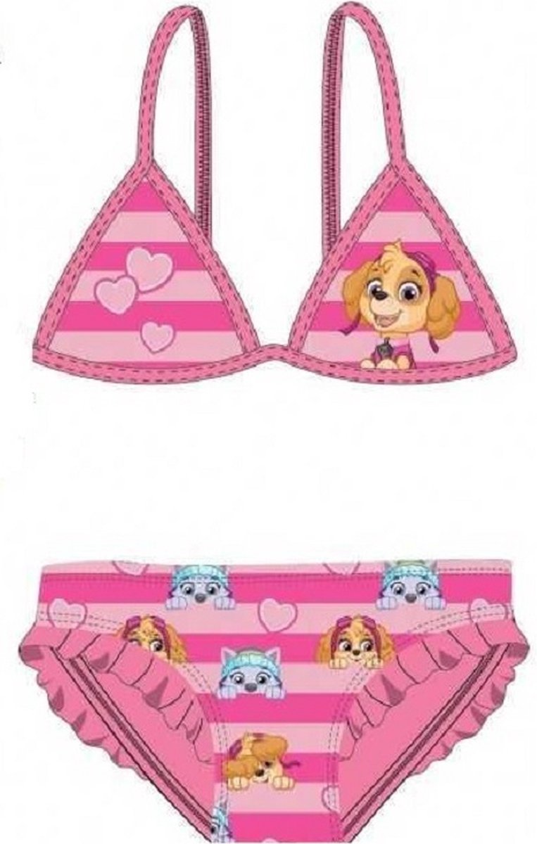 PAW Patrol bikini - roze - Skye en Everest zwempak