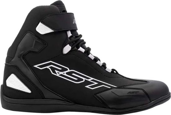 Foto: Rst sabre moto shoe mens ce boot black white 43 maat laars