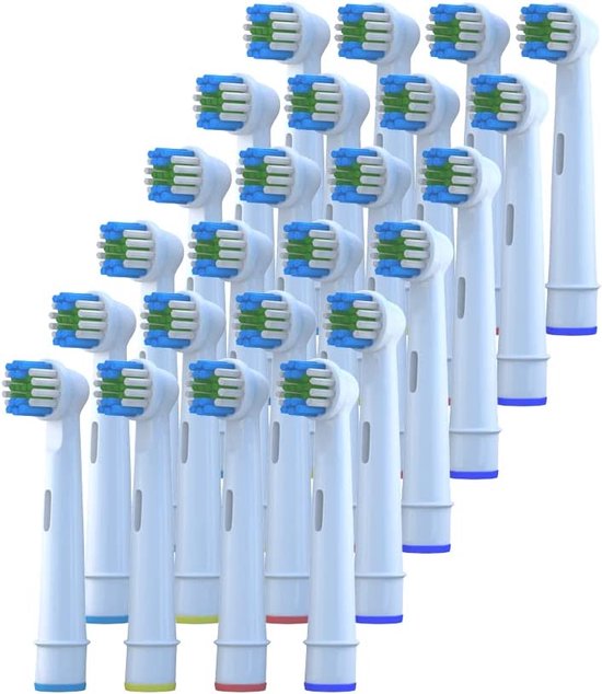 Foto: Opzetborstels compatibel met braun tandenborstels opzetstukken 24 stuks