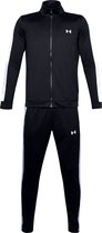 Under Armour UA Knit Track Suit Heren Trainingspak - Zwart - Maat XL