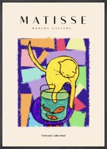 De Kat met de Rode Vis Poster 30x40 cm - Henri Matisse
