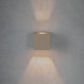 KS Verlichting - wandlamp - Shift - up - down - verstelbaar - muurlamp - aluminium - champagne - G9 - dim to warm - LED - 2200K - 3000K