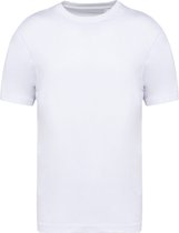 Heren oversized T-shirt 'Bio Katoen' Wit - XXS