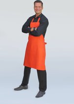 Link KitchenwearKeuken- en Barbecueschort - Oranje - 80 x 73 cm