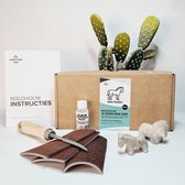 SamStone Doe-het-zelf pakket mini paard - speksteen - cadeau - kunst- hobby - 10 jr - dier - beeldhouwen