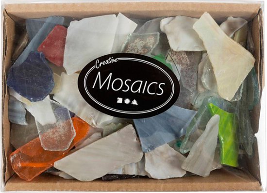 Mosaïque, taille 15-60 mm, couleurs assorties, couleurs assorties, 2 kg