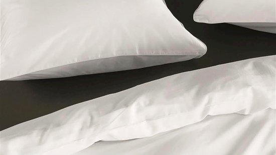 Beddinghouse Change dekbedovertrek - Effen - Eenpersoons - 140x200/220 cm - Wit van Merkloos — afbeelding 4