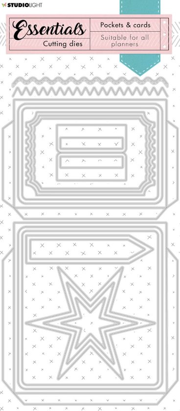 Studio Light Planner essentials cutting die Pocket and lab