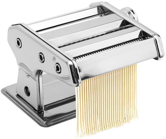 Pastamachine 3-Delig - Roestvrijstaal - Inclusief Reinigingsborstel Voor Spaghetti Pastamachine 3-Delig - Roestvrijstaal - Inclusief Reinigingsborstel Voor Spaghetti