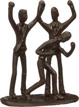 Decopatent® Beeld Sculptuur Succes - Sculptuur van Metaal - Design Sculpturen - Moments of Life - In Giftbox