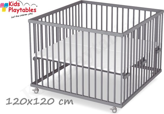 Babybox 120x120 grijs kopen? | Vita Autentica