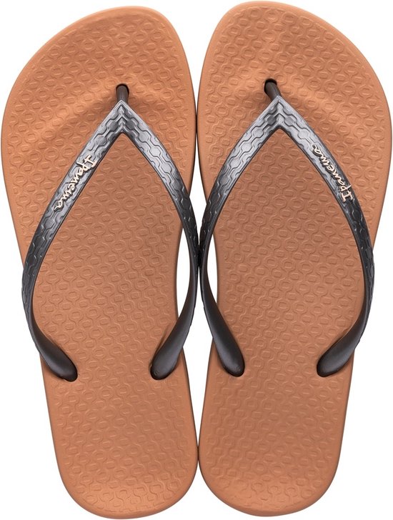 lexicon slim Terminal Ipanema Anatomic Tan Slippers Dames - Brown - Maat 41/42 | bol.com