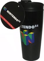 Nintendo - Mug de voyage en métal avec logo N64