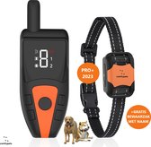 Comfy Pets® - Anti Blafband Pro+ met Afstandsbediening – Opvoedingshalsband - Voor Grote en Kleine Honden – Anti Blaf Apparaat - Zonder Schok – Audio en Vibratie – Oplaadbaar - Waterdicht - Incl. bewaartasje met naam -