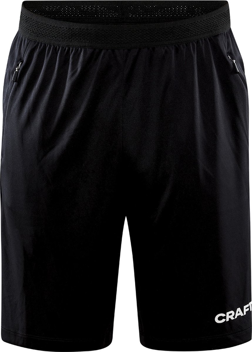 Craft Evolve Zip Pocket Short Heren - Zwart | Maat: XXL