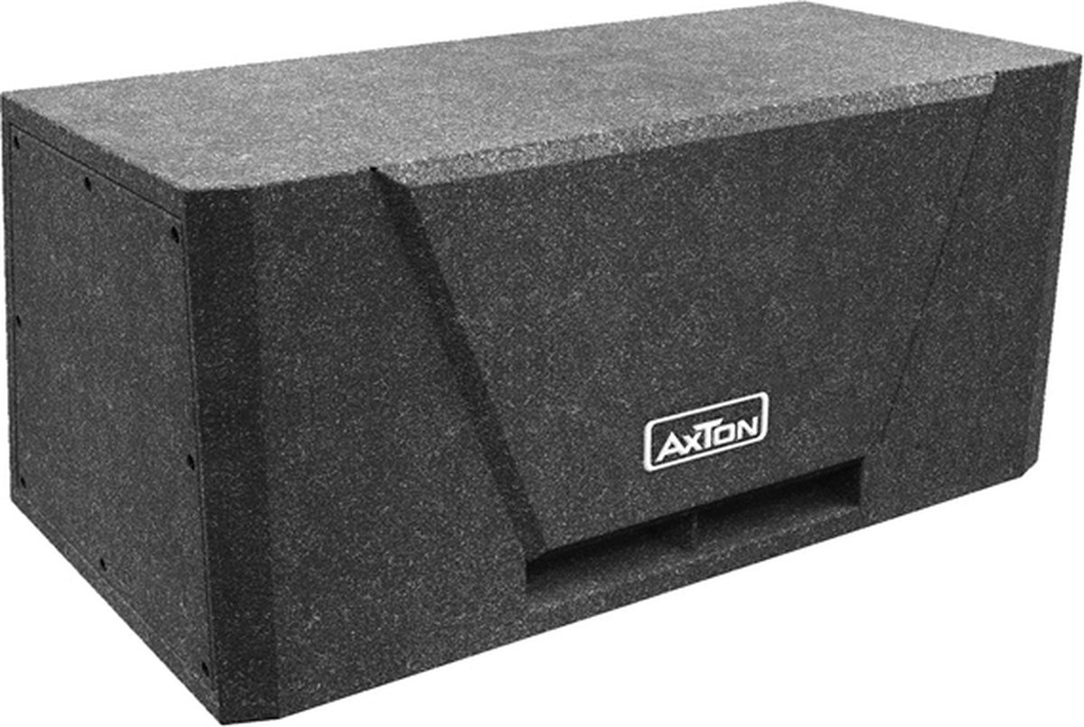 Axton ATB220 - Autosubwoofer - Subwoofer in kist - 2x 20cm woofers - 300Watt - Bandpass behuizing