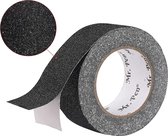 Antislip rubber trap strip - XXL - zelfklevende tape - 5m - 50mm - Zwart