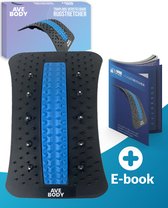 AVE Backstretcher Traploos Verstelbaar incl Ebook - Rugstretcher - Rugmassage tegen Rugpijn