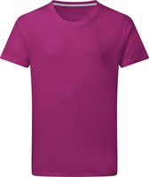 T-shirt met ronde hals 'Signature Tee' Men SG Essentials Donkerroze - 3XL