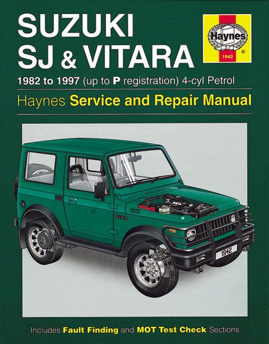 Suzuki Sj Series, Vitara, Service And Repair Manual