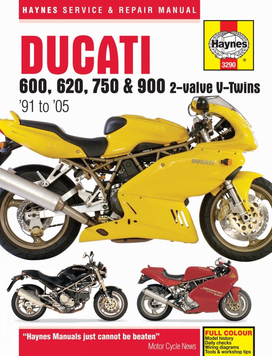 Ducati 600 750 & 900 (91-05) - Haynes Publishing