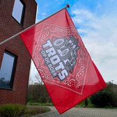 Boerenzakdoek vlag - Trots op de boer - Boeren vlag - Rood - 150 x 100 cm