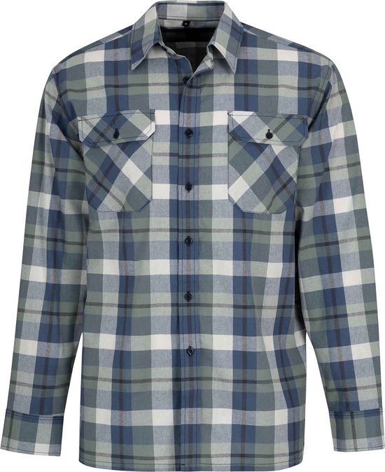 Ragwear Bler Geruit hemd voor heren, houthakkershemd, hemdjas, lichte